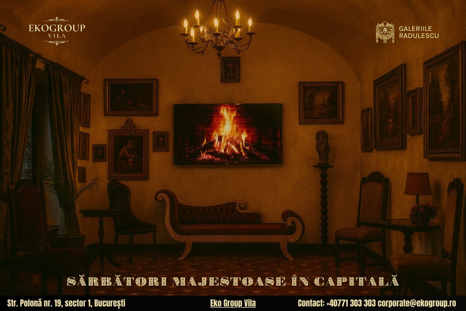 Obiceiuri de iarnă regal în Bucureștiul anilor ’30, readuse la viață în cadrul expoziției de la Eko Group Vila